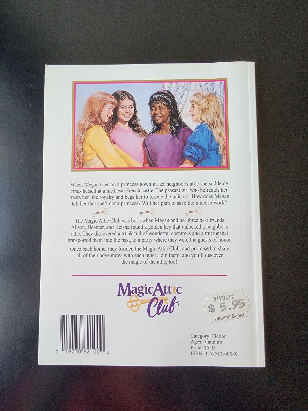 Girls‘ Historical Fiction & Fantasy 3 Book Lot Newbery Winners Magic Attic Club