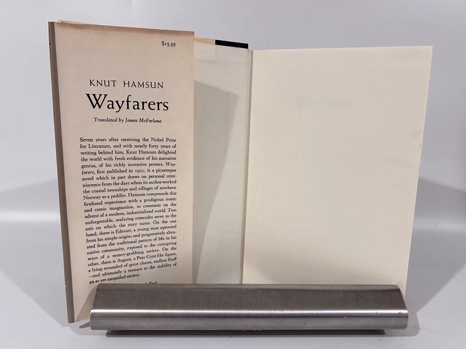 Hamsun: Wayfarers, Farrar Straus Giroux, 1980 w dj
