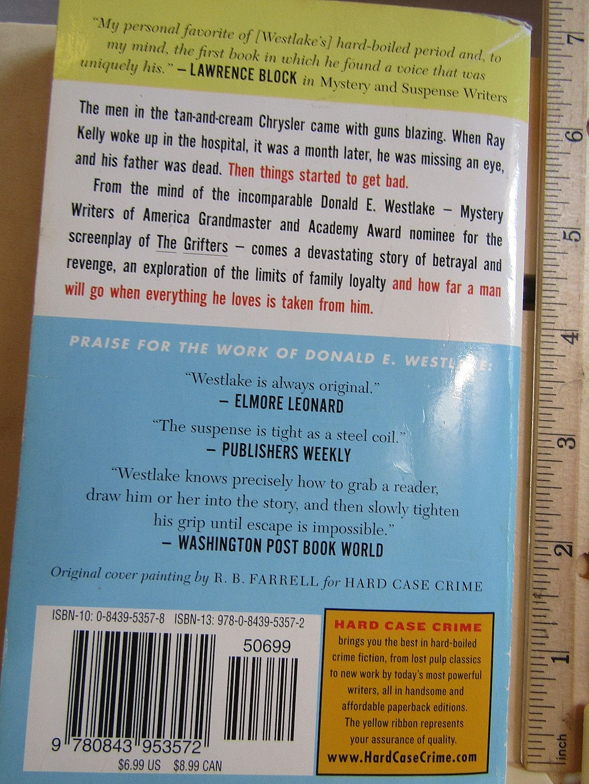 361 by Donald E. Westlake reprint 2005 G-VG unabridged complete crime classic