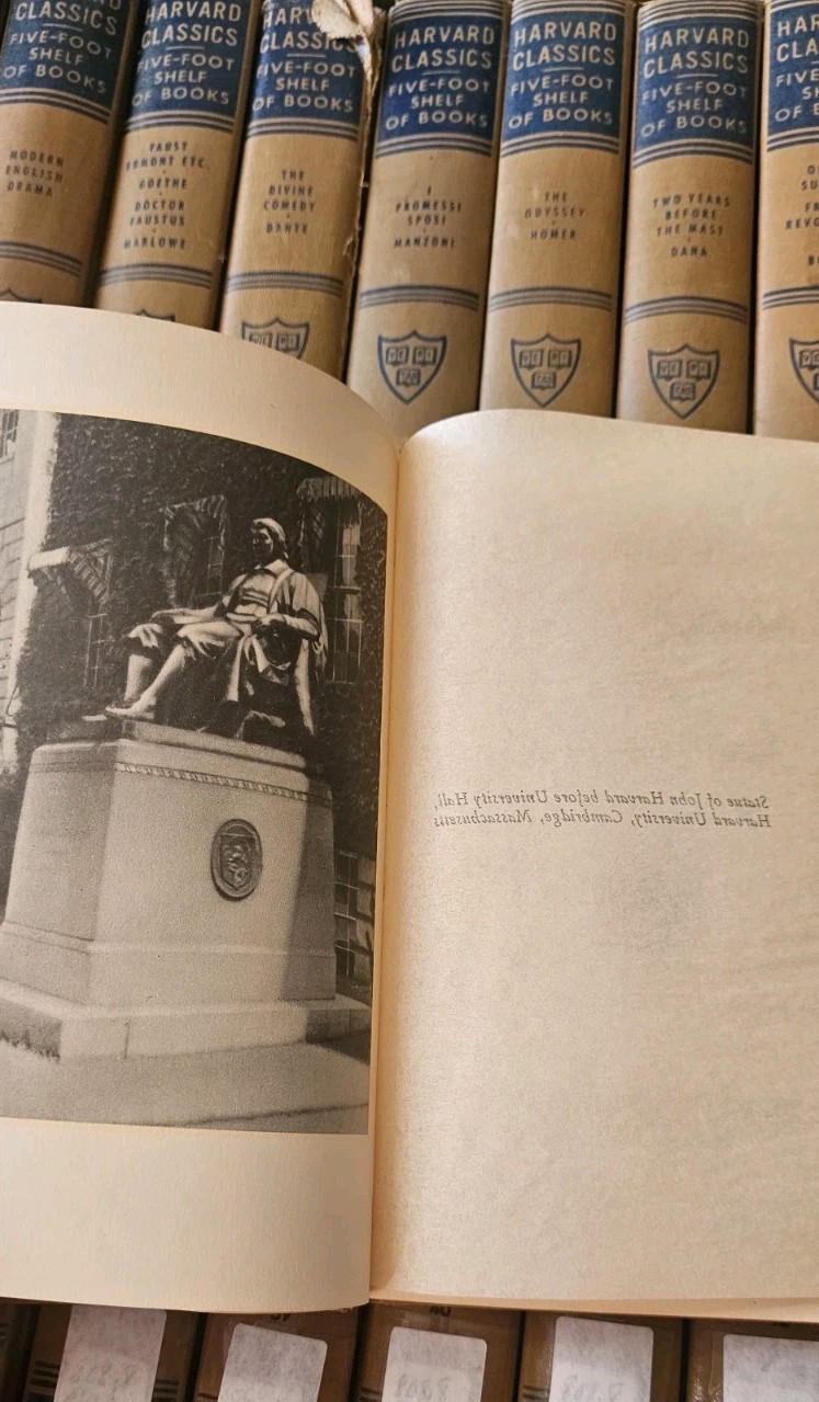 1930s Harvard Classics 5 Foot Shelf Of Books 51 Volume (#35 missing) Library Iss