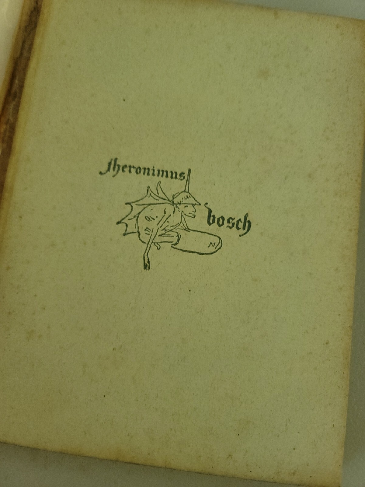 Hieronymus Bosch jheronimus Jean Leymarie 1949 art book warendorf antique