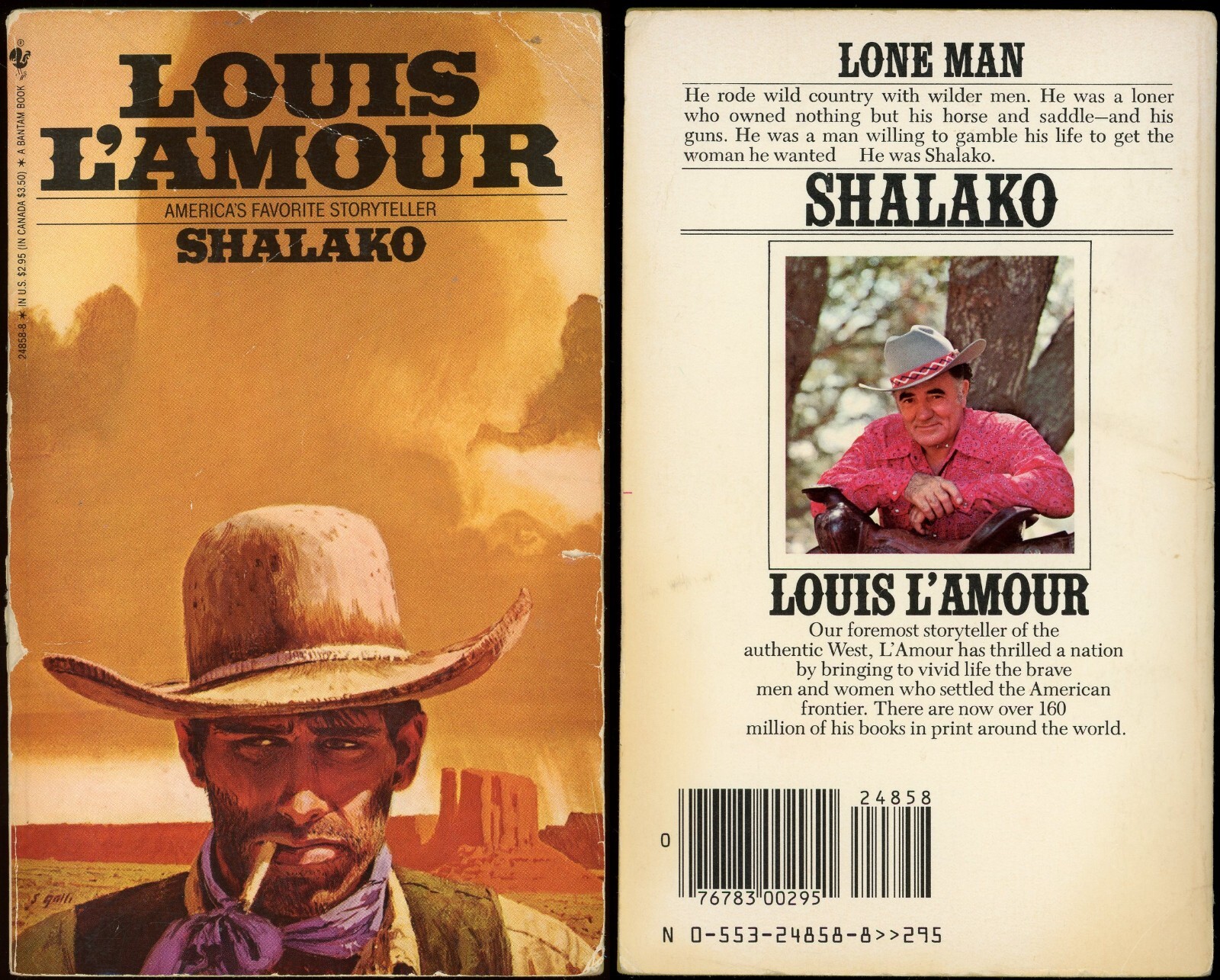 Western Action Adventure Lot of 8 Paperback by Louis Lamour
