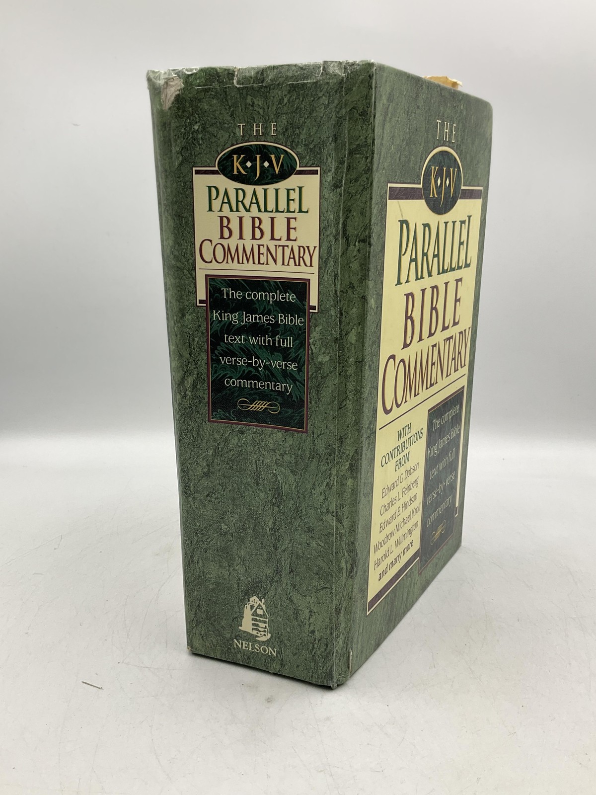 The KJV Parallel Bible Commentary Edward E. Hindson Thomas Nelson HC 1994 Green
