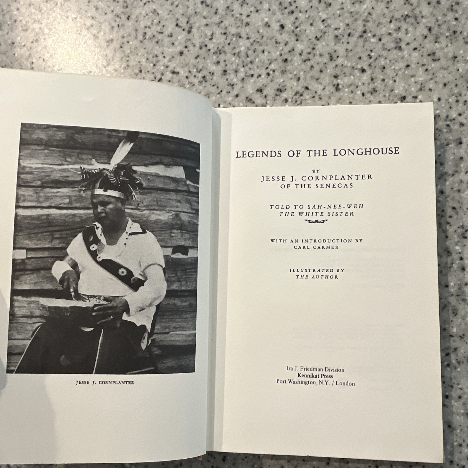 Jesse J Cornplanter Legends of the Longhouse HC Illustrated 1963 Native American