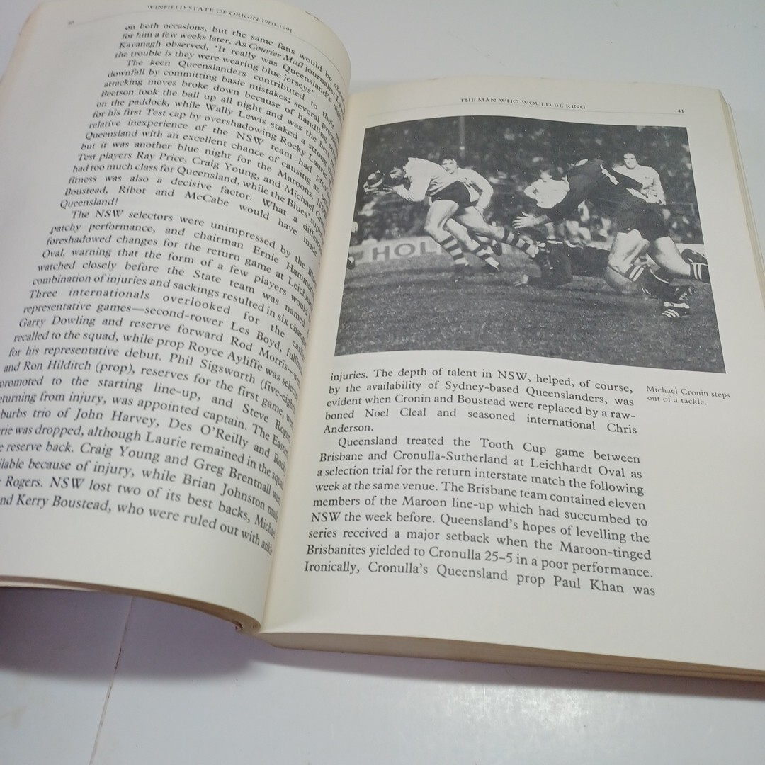 Winfield State Of Origin 1980-1991 – Brett Harris – Large Paperback Rugby