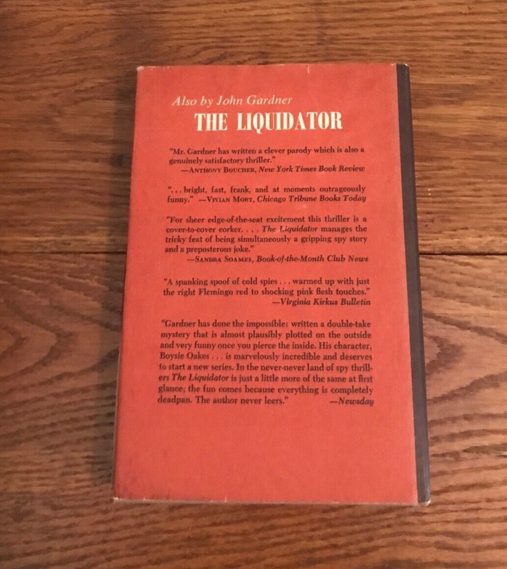 Vintage Understrike Book by John Gardner HC DJ Suspenseful Spy Novel
