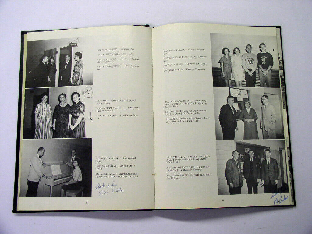 1963 The Chestnut Burr Middletown Md High School Yearbook 88 Pages