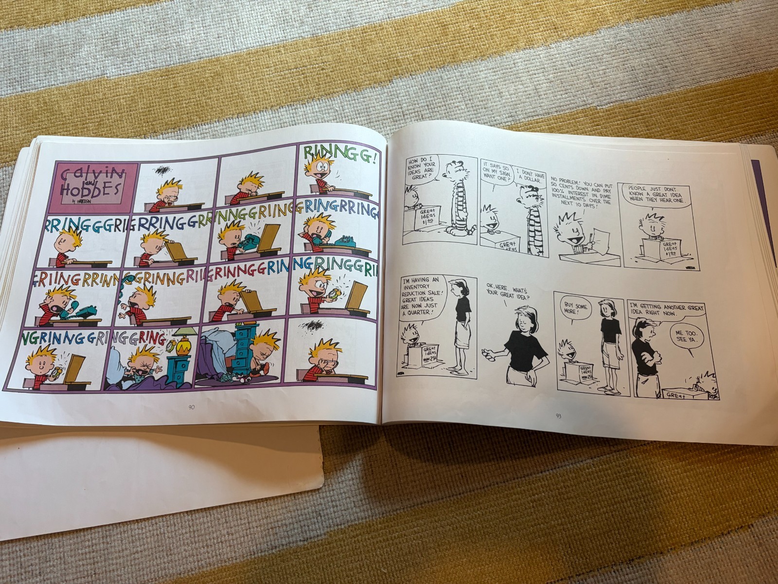Calvin and Hobbes The Days Are Just Packed (INCOMPLETE BOOK, READ DESCRIPTION)