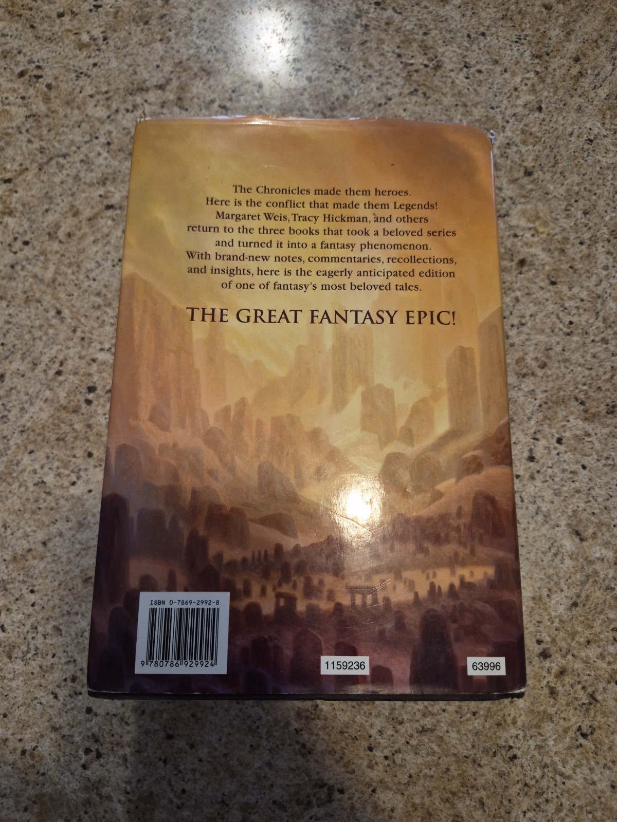 Annotated Legends by Tracy Hickman and Margaret Weis (2003, Hardcover)
