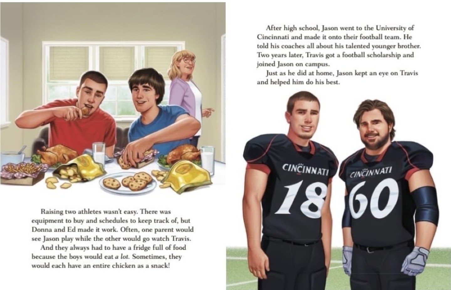 The Kelce Brothers: A Little Golden Book Biography – Brand New