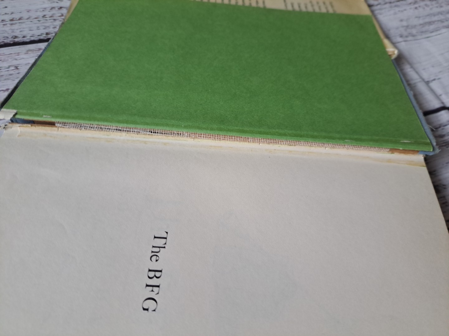 The BFG (by Roald Dahl) (1st American Edition, 1982) (Hardcover) 2nd Printing