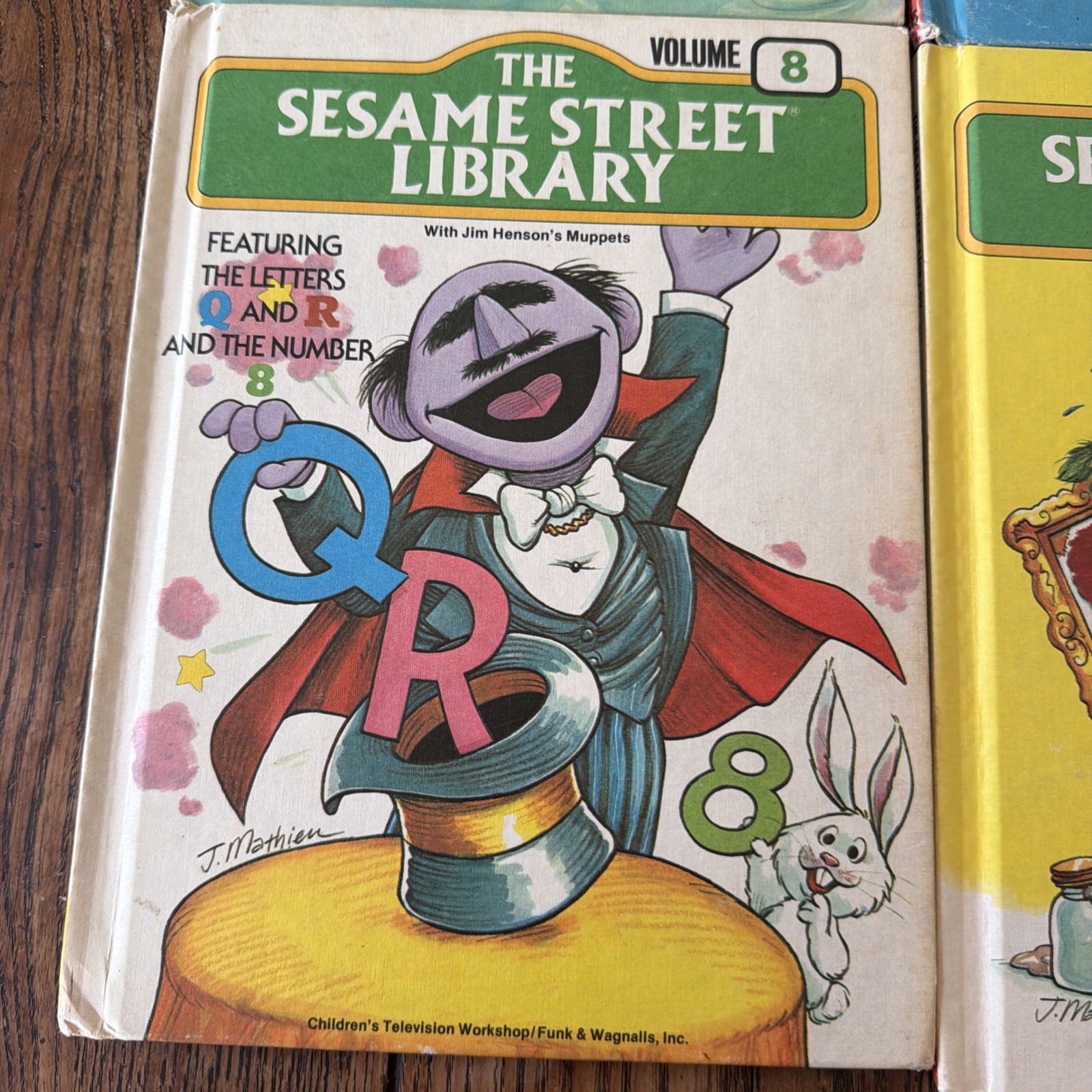 Vintage The Sesame Street Library Books Volumes 8,9,11- 3 Books Lot