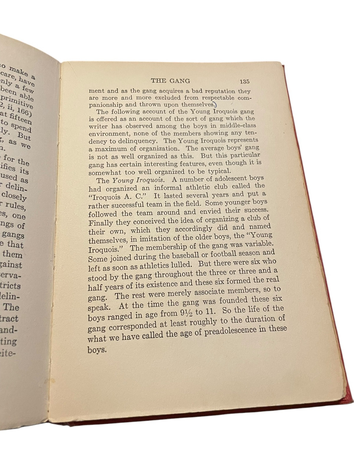 The Gang Age By Paul Hanly Furfey 1926 The Macmillan Company Hardcover