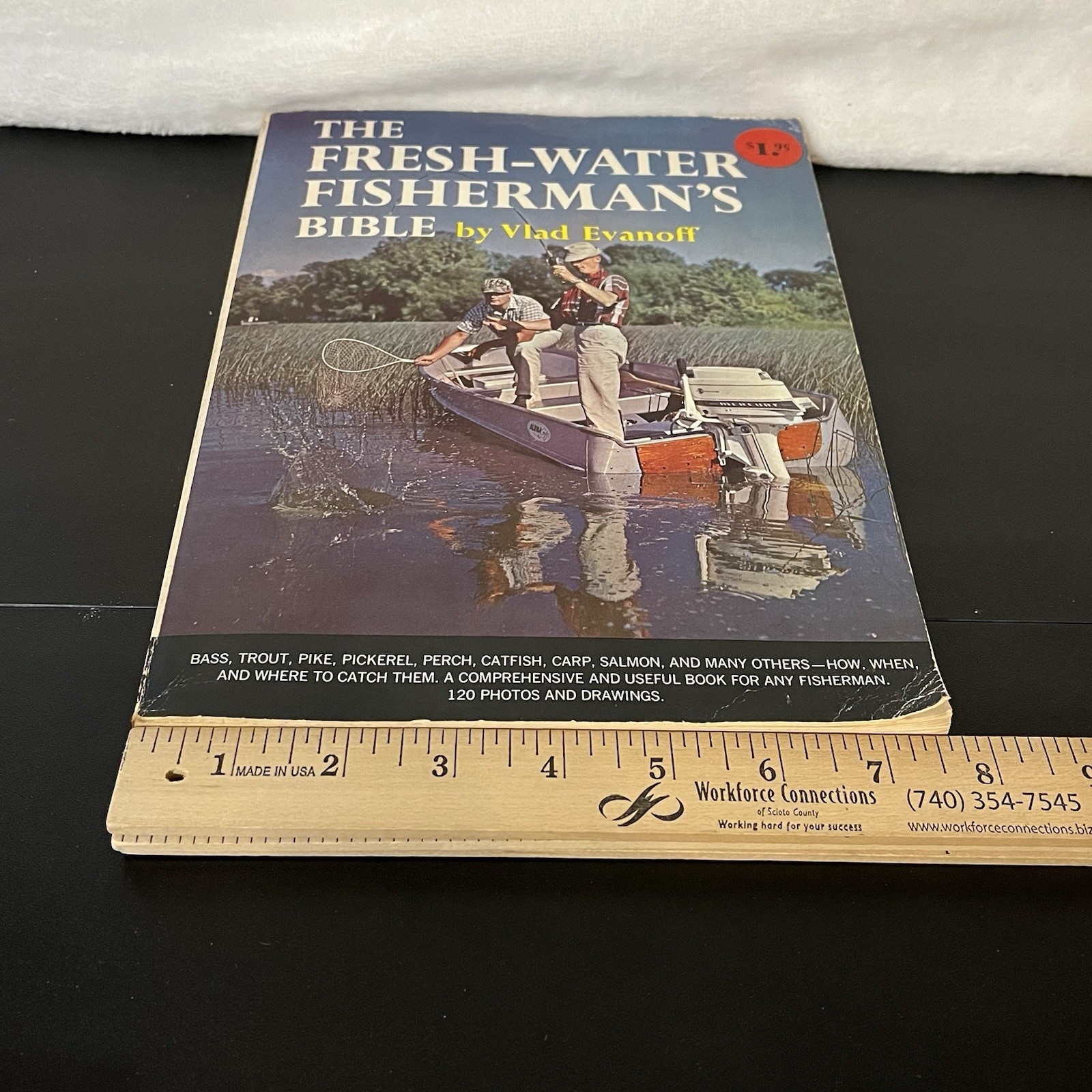 Vintage 1964 The Fresh-Water Fisherman’s Bible Book 180 Pages Vlad Evanoff