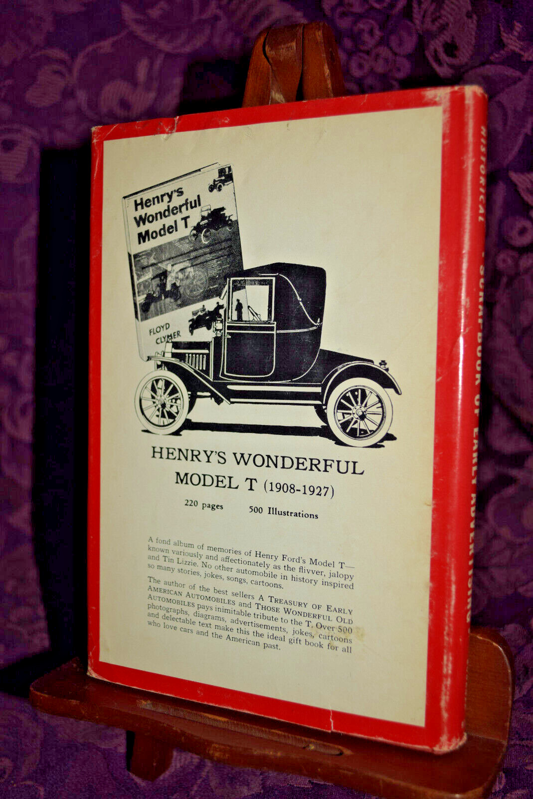 Floyd Clymer’s Historical Scrapbook Early Advertising 1955 Hardcover HCDJ Book