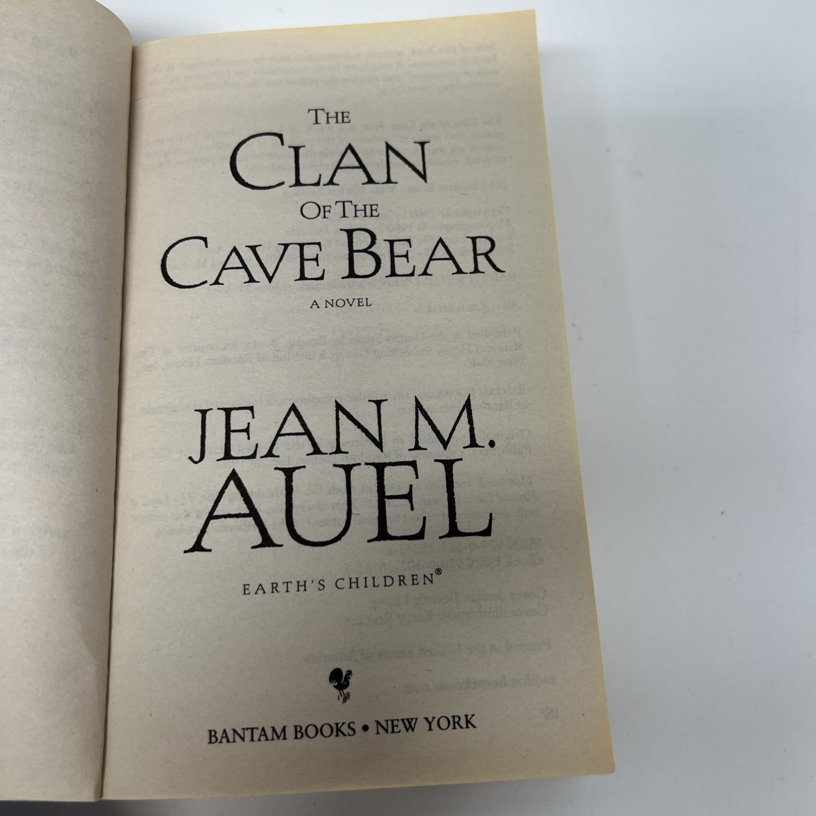 Jean M Auel 4 Book Lot Earth’s Children Clan, Valley, Plains, Mammoth PB