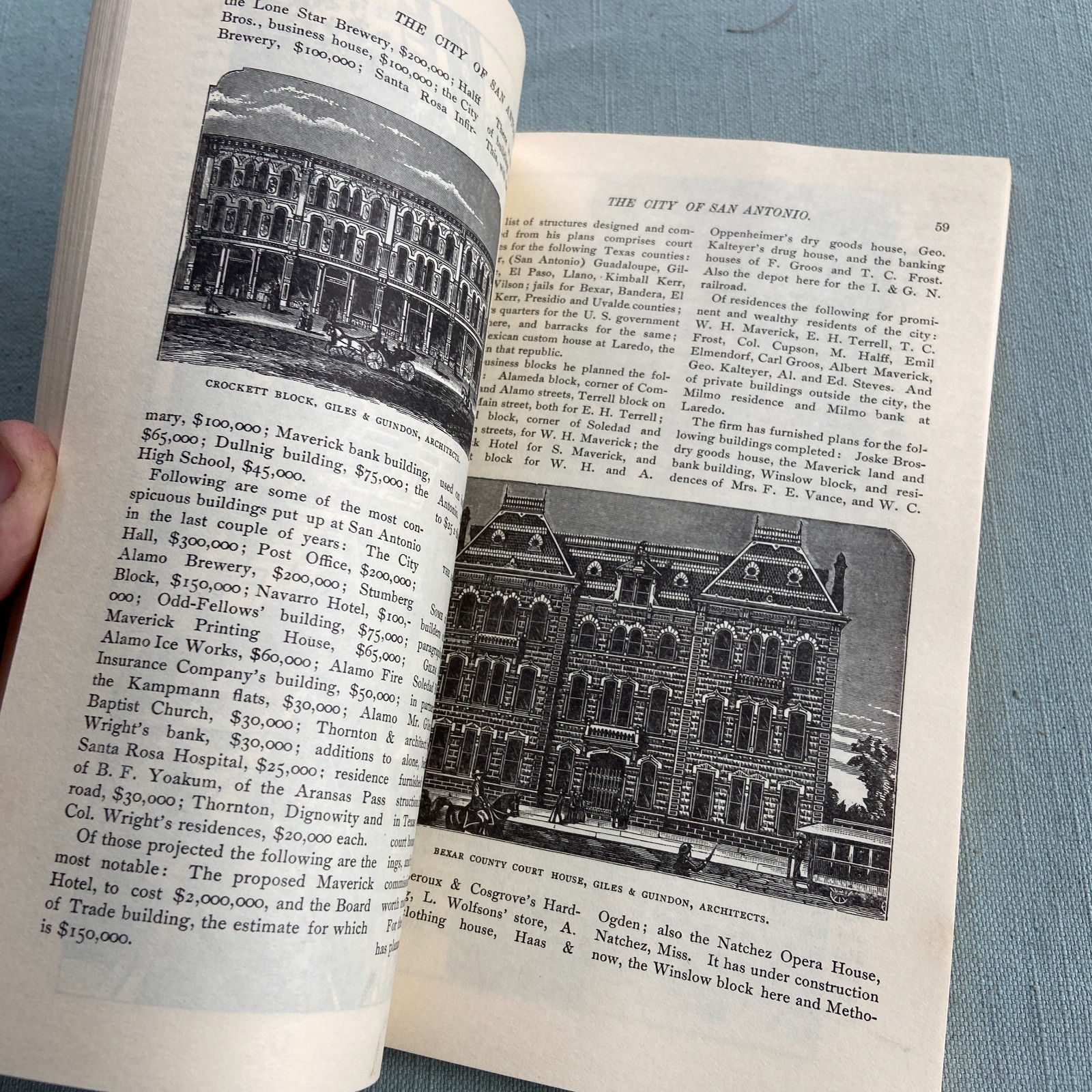 City of San Antonio Texas Andrew Morrison George Engelhardt Publisher Book 1977