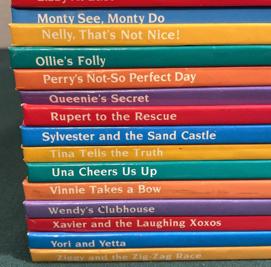 Complete ALPHAPETS A-Z Set ~ 26 Vintage Book Lot ~ Alpha Pets Grolier Homeschool