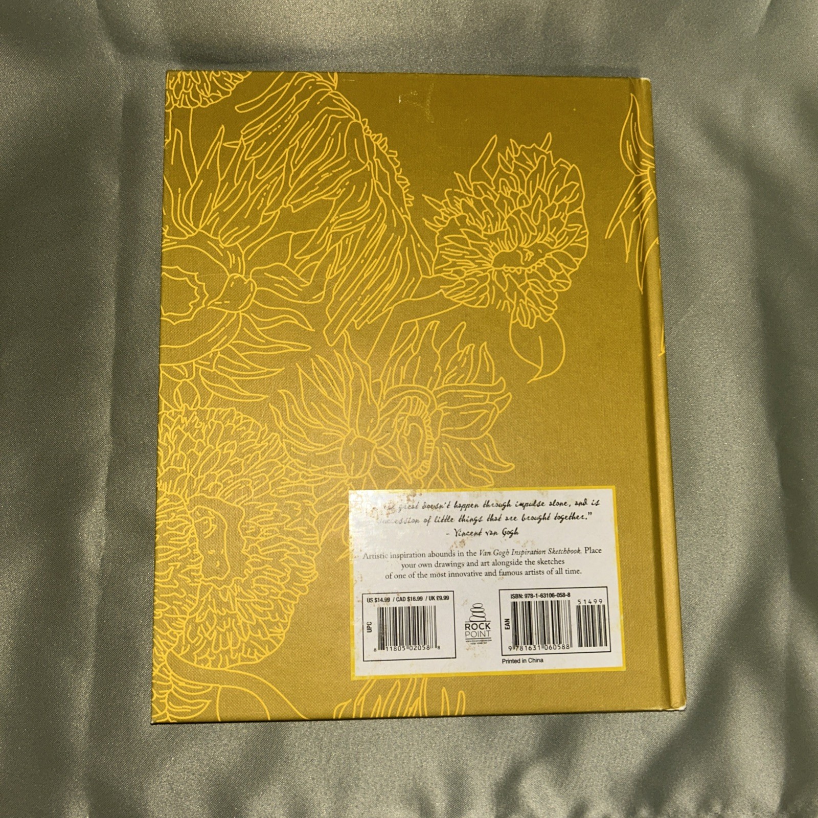 Van Gogh Inspiration Sketchbook by Van Gogh Museum (2015, Hardcover)