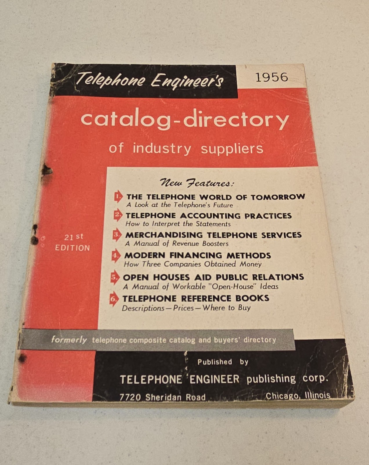 1956 Telephone Engineers Catalog – Directory of Industry Suppliers – 306 Pages