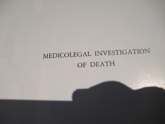 Medicolegal Investigation of Death: 2nd ed. hardcover 1980 Spitz + Fisher