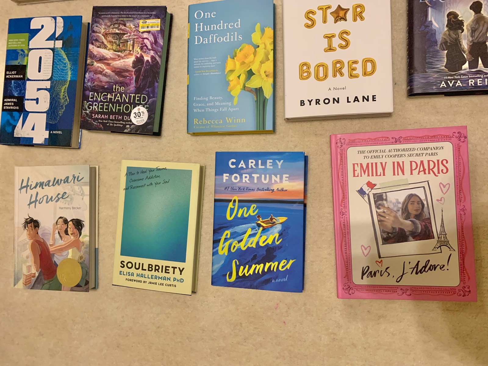Book Lot Of 25 BRAND NEW Hardcover & Paperback Best Sellers Novel Fiction & Non