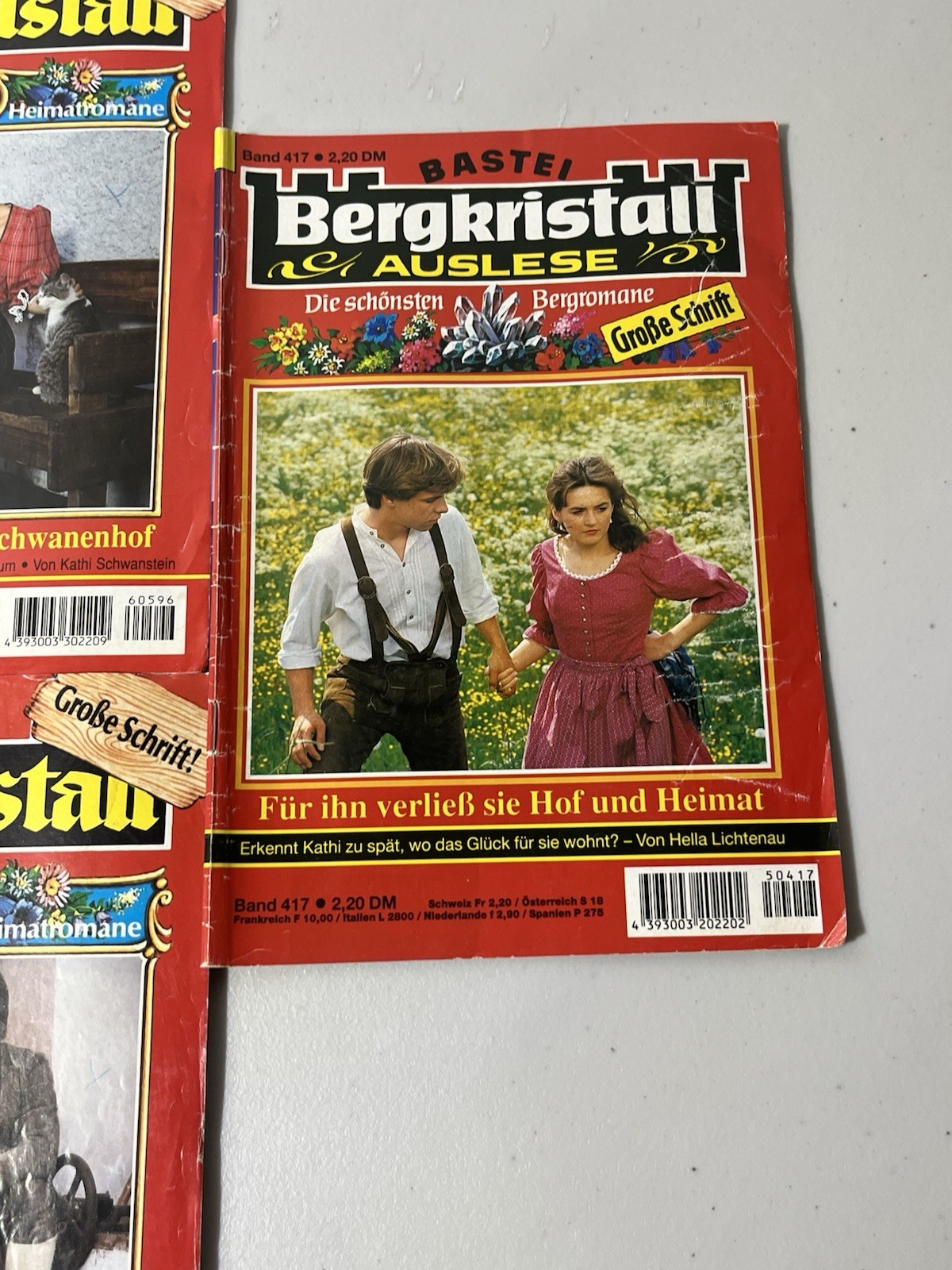 Bergkristall Vintage German Romance Lot Of 9. Mixed Lot, Read, Bastei.