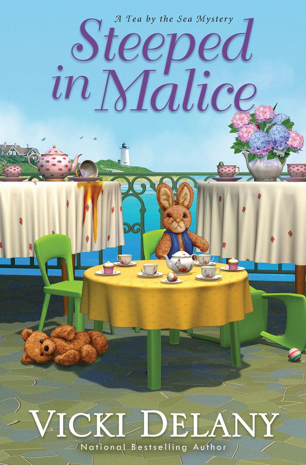 Steeped in Malice (Tea by the Sea Mysteries) – hardcover Delany, Vicki