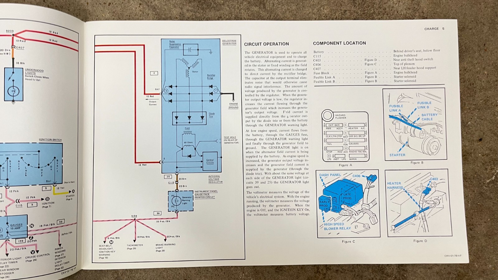 1978 Chevrolet Corvette Electrical Troubleshooting Manual ST-361-78, 25th Anniv.