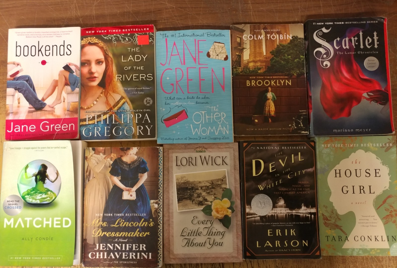 Lot of 16-LBS TRADE PAPERBACK Fiction INSTANT COLLECTION GENERAL Book MIX GENRE