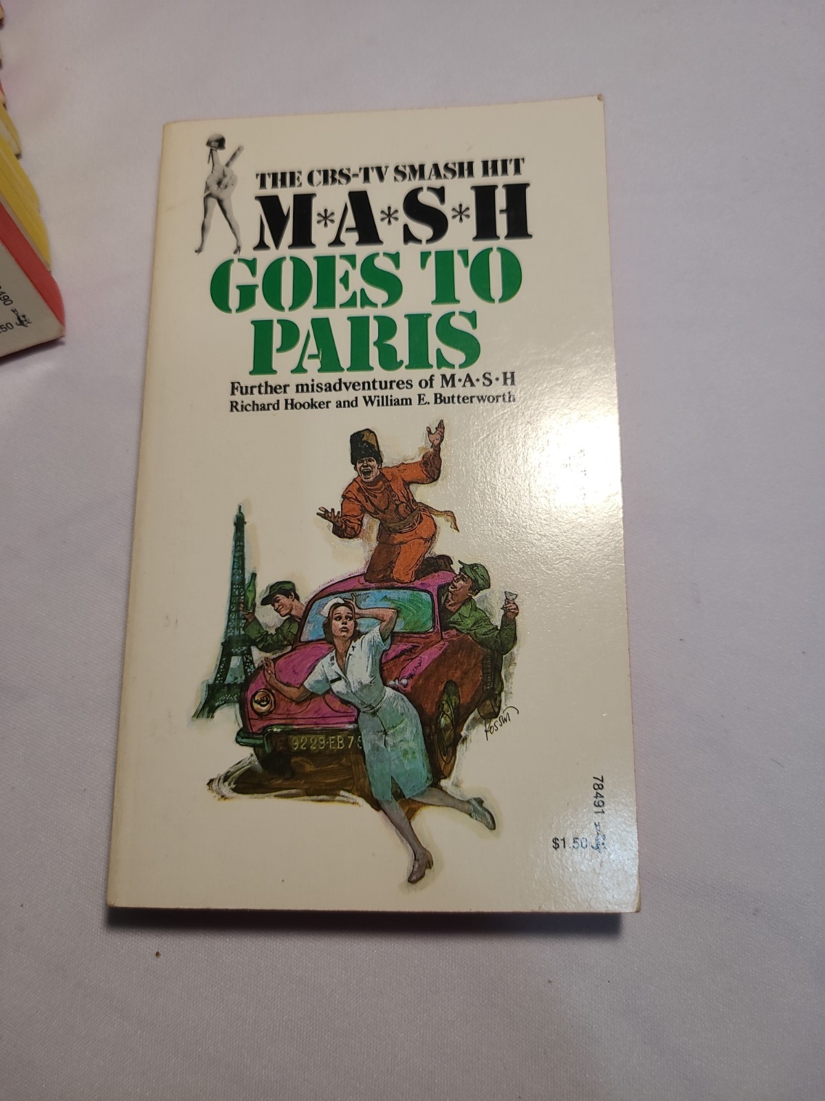 12x 1970s MASH Goes To Paperback Books Miami Paris Vienna Paris London ++ Hooker