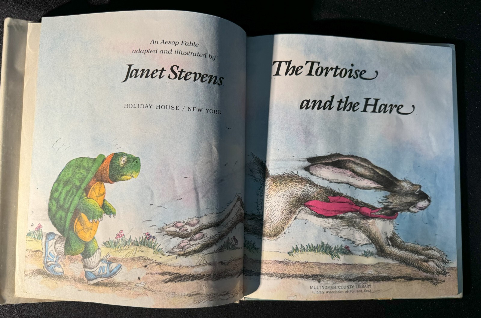 The Tortoise and the Hare by Janet Stevens 1984 HC/DJ 1st Edition