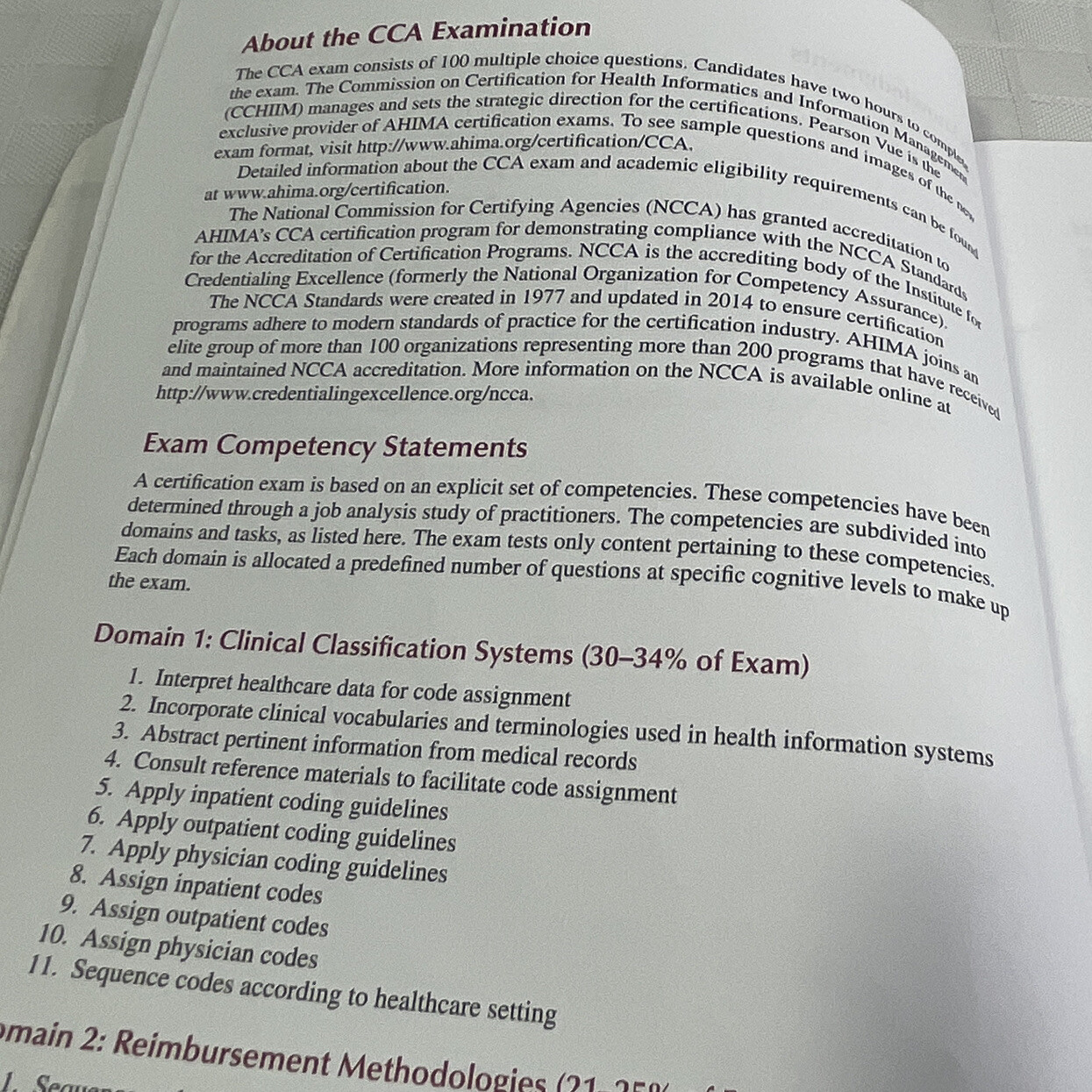 Certified Coding Associate (CCA) Exam Preparation Sixth Edition 2017