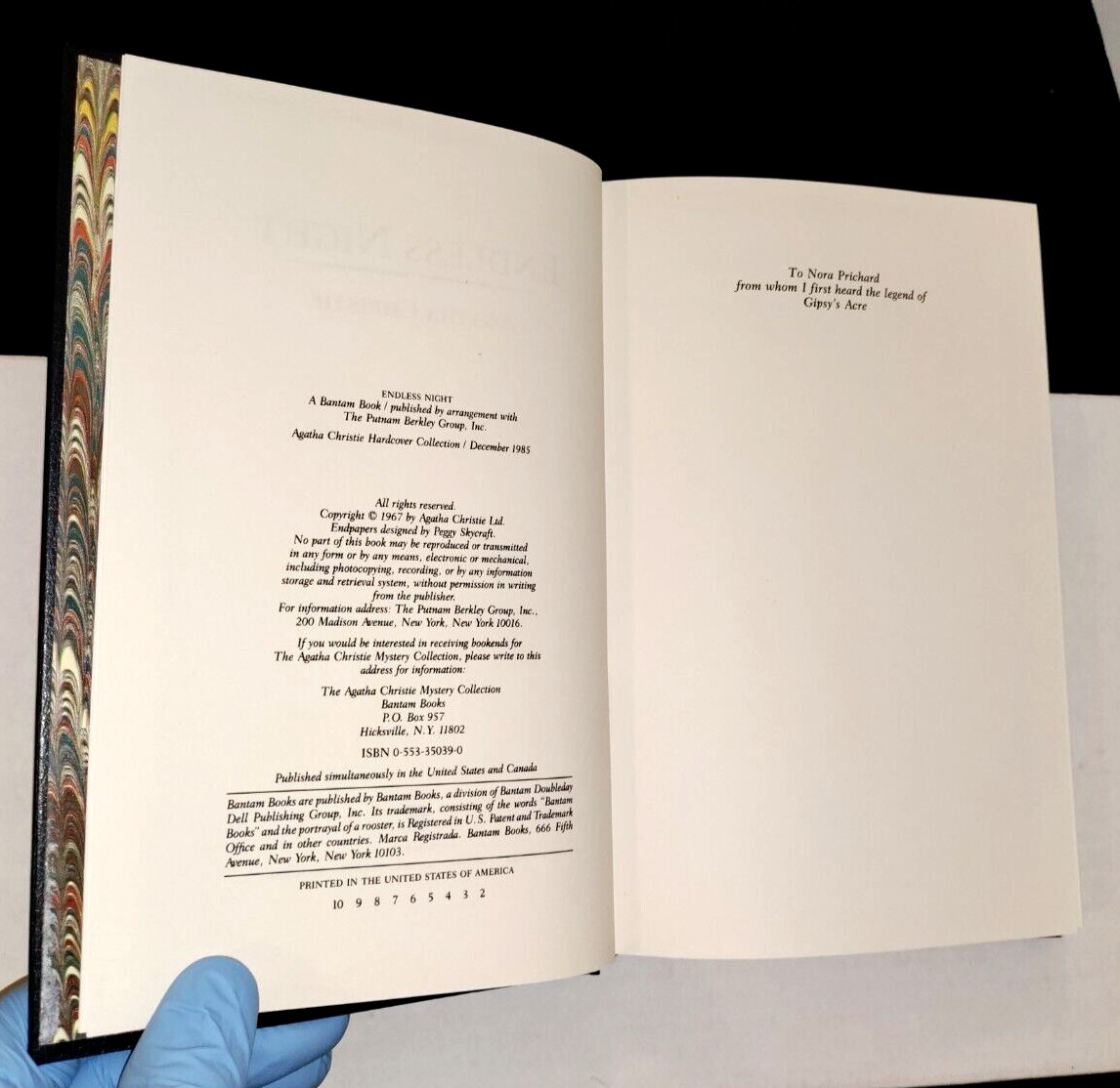 A Holiday For Murder by Agatha Christie 1985 Leatherette Bantam