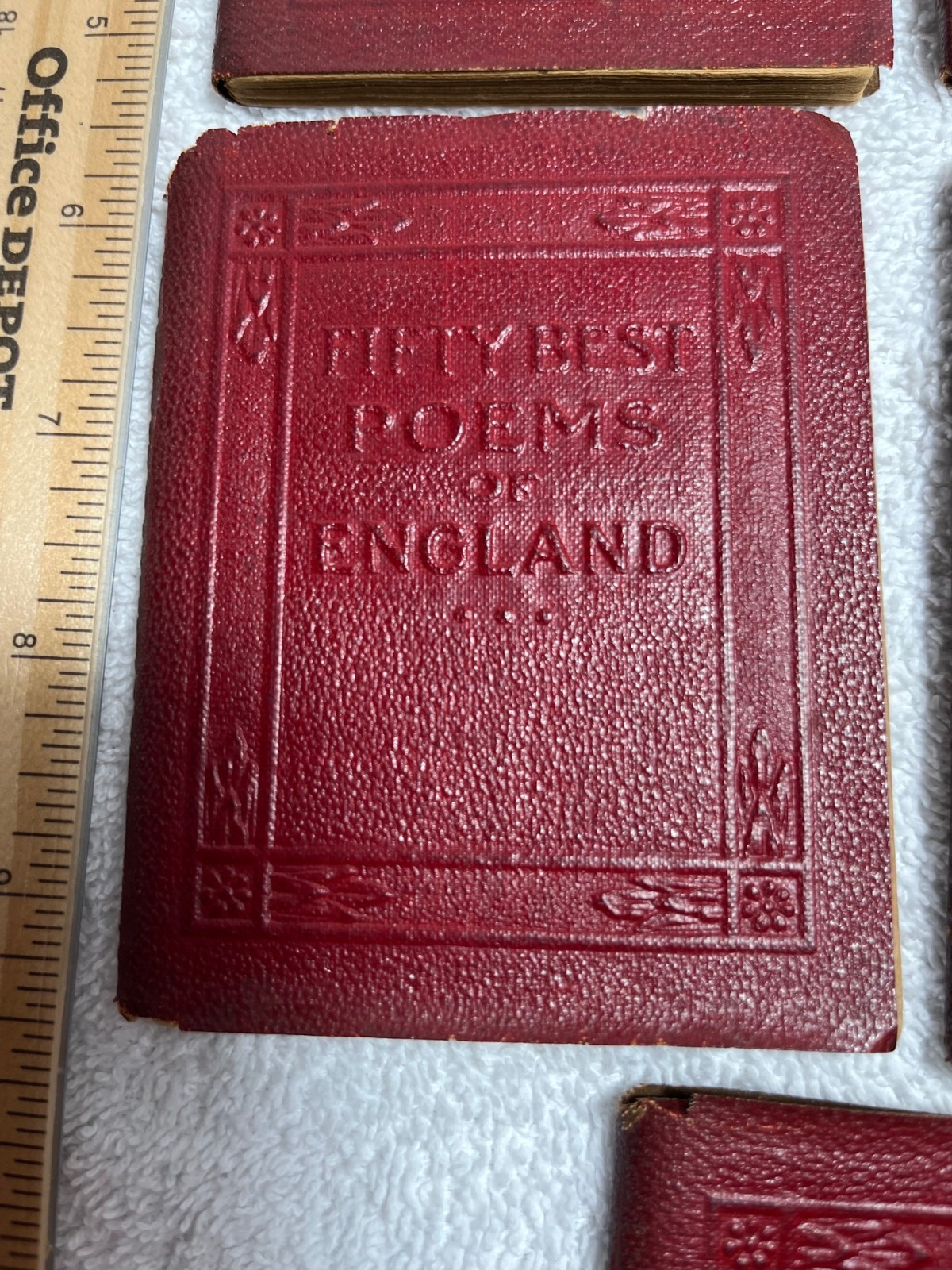 22 LITTLE LEATHER LIBRARY BOOKS 1920s Red Miniature LOT No Duplicates Literature