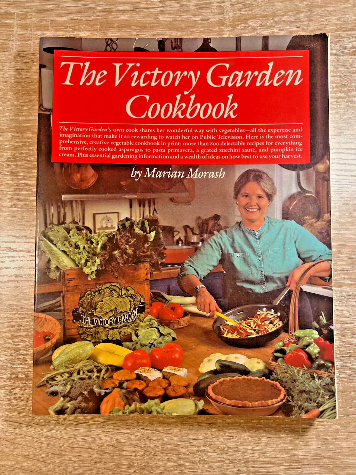 The Victory Garden Cookbook Marian Morash Paperback Book 1984 Vintage Cooking
