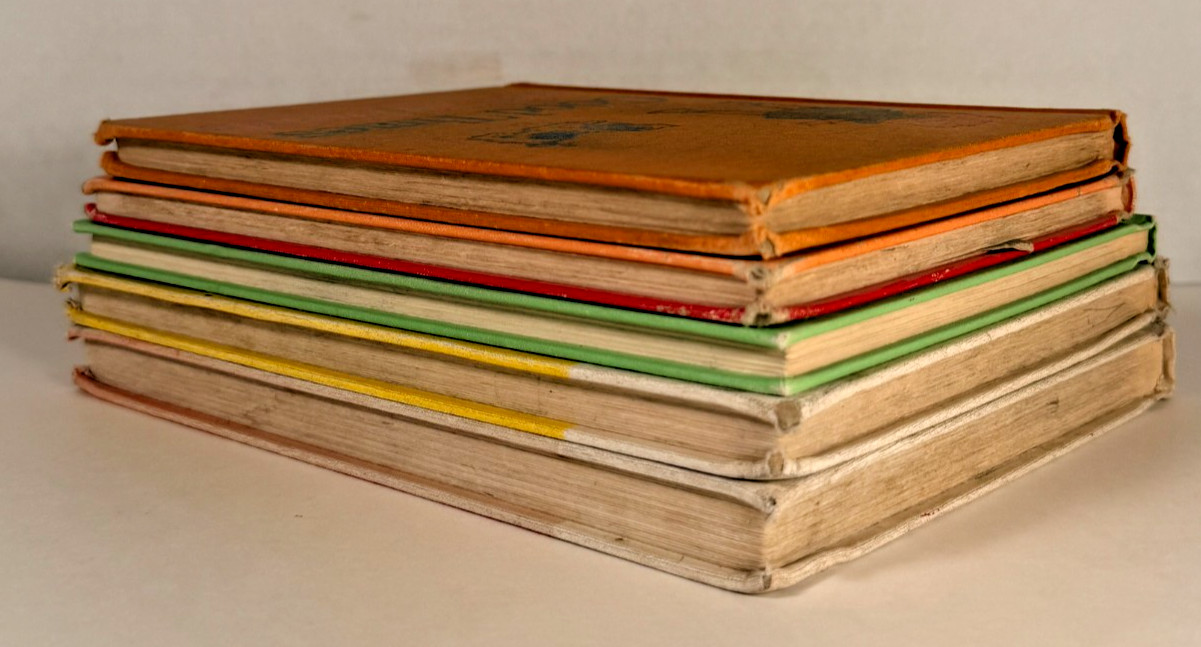 Vintage Elementary Readers Various Years and Publishers, Acceptable Condition