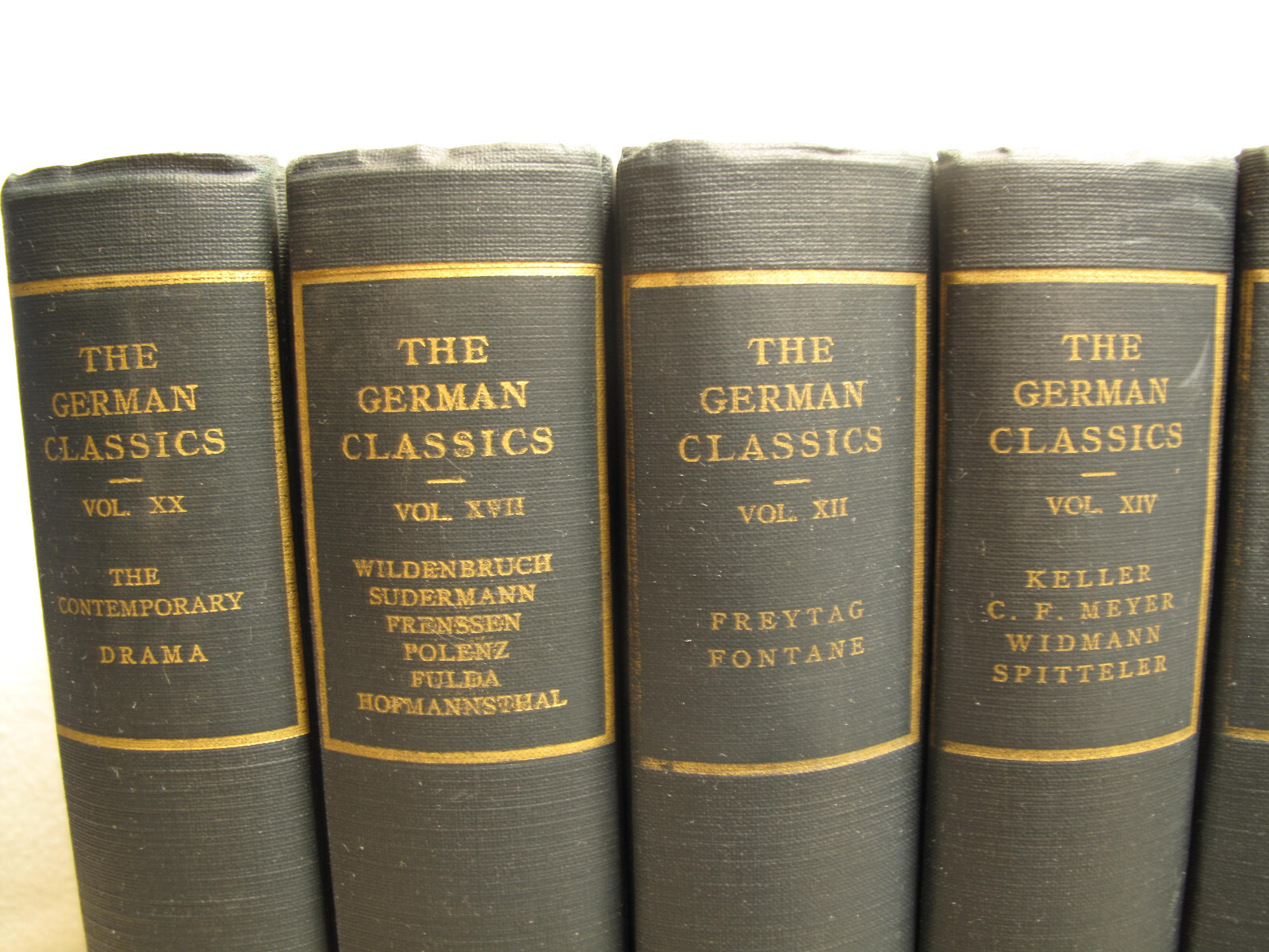 ATG~The German Classics~Patrons Edition~8 Books~1914 & Letters From NYC to Iowa