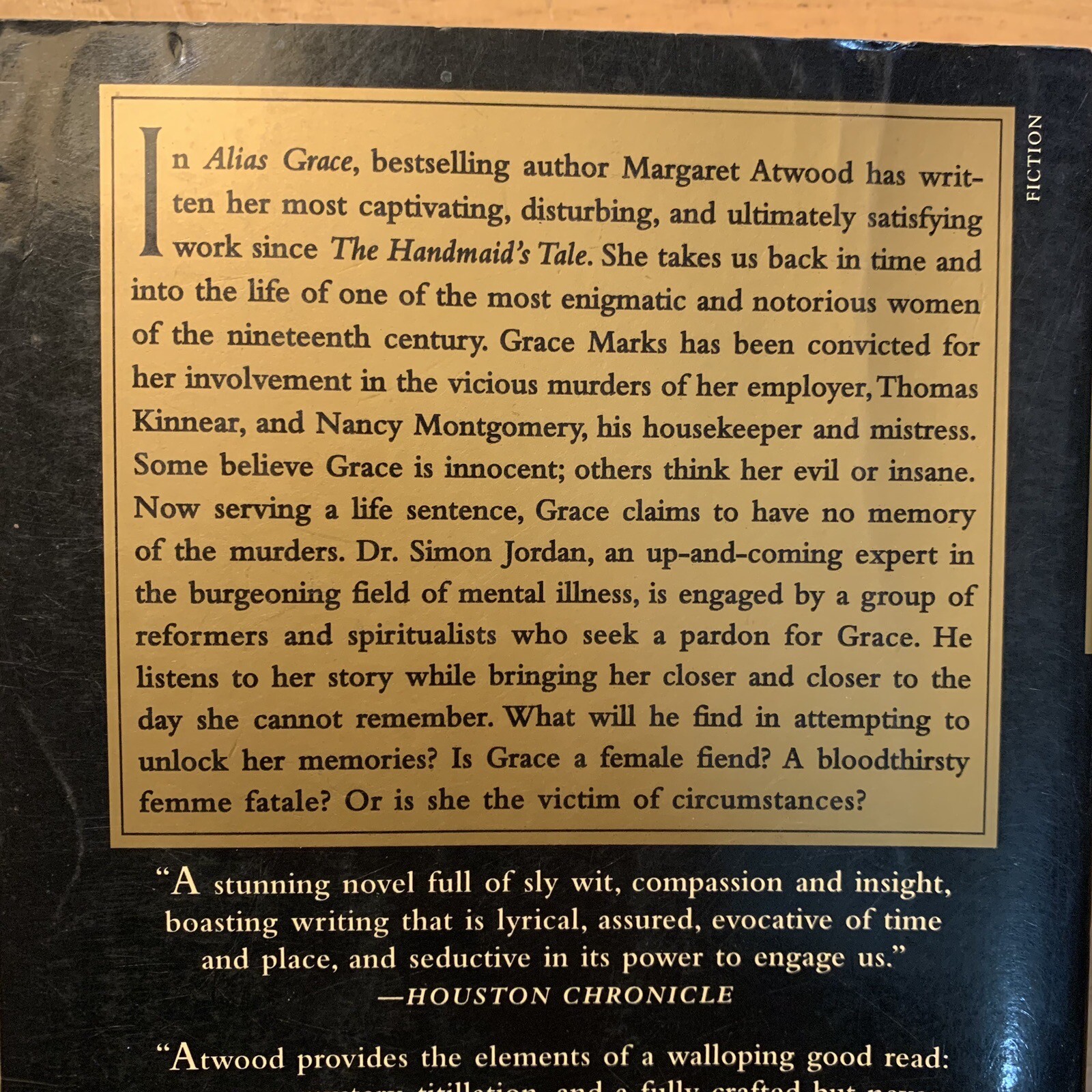 Alias Grace: A Novel – Paperback By Atwood, Margaret – GOOD 1996 true crime