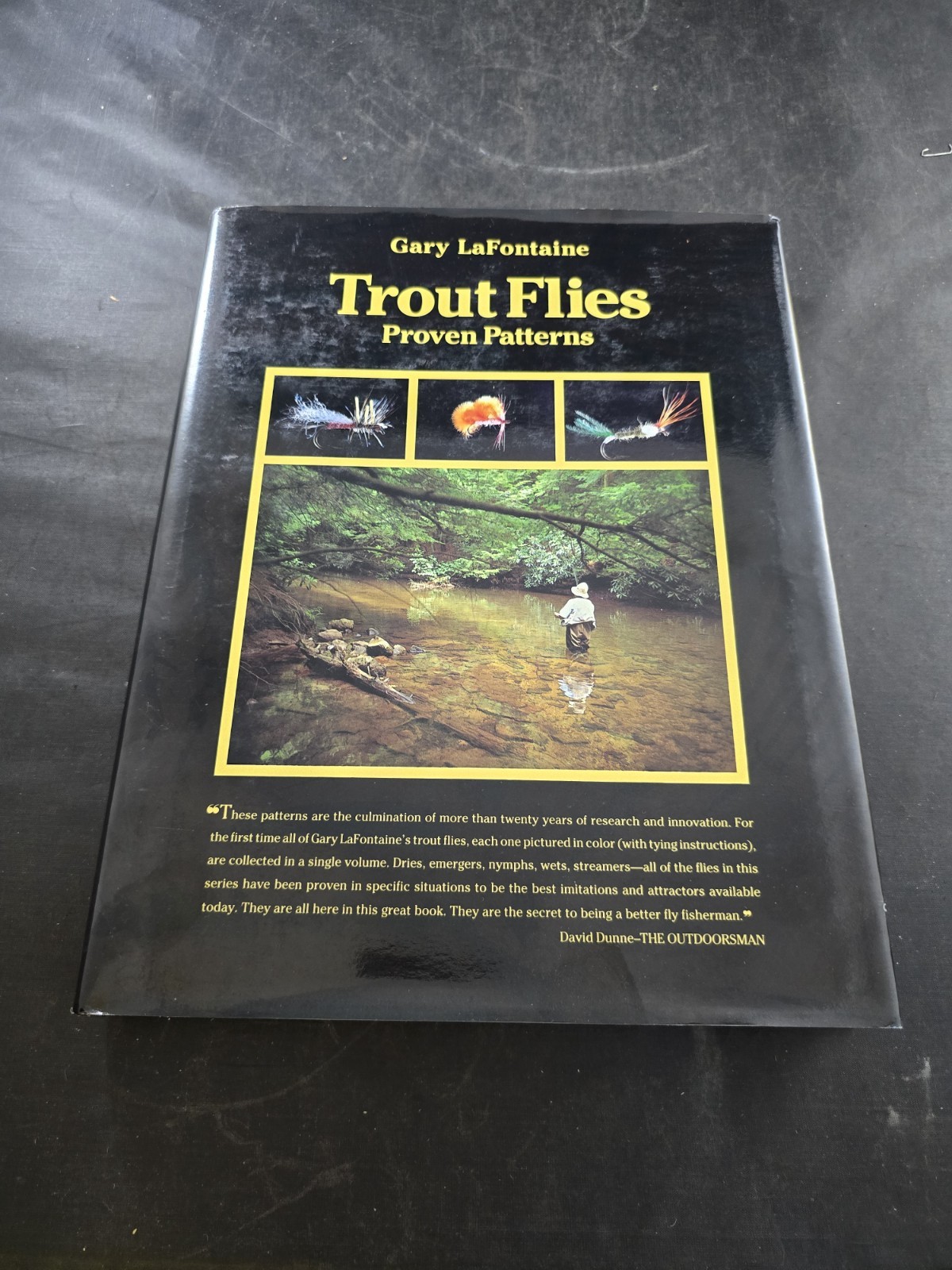 Trout Flies Proven Patterns by Gary LaFontaine Signed First 1st Edition HC/DJ