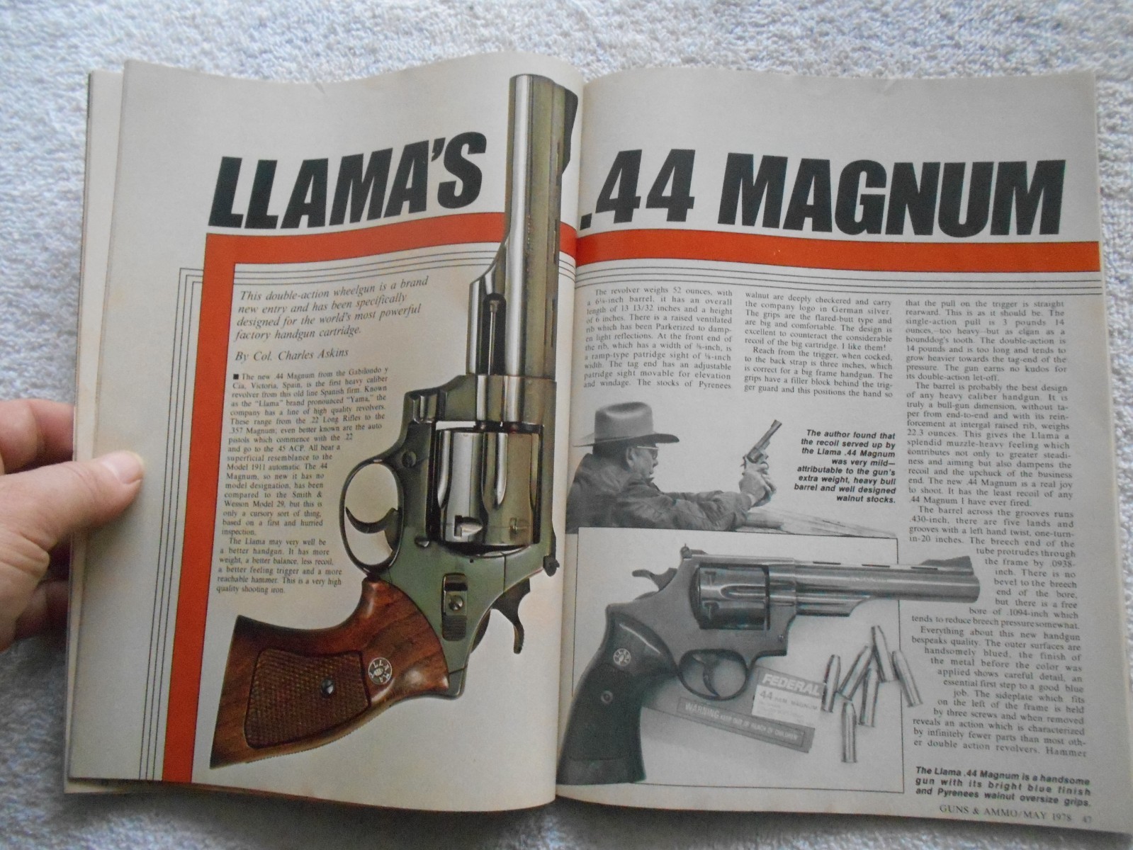 GUNS & AMMO Magazine-MAY,1978-AN EXCLUSIVE LOOK AT COLT’S CUSTOM CLASSICS