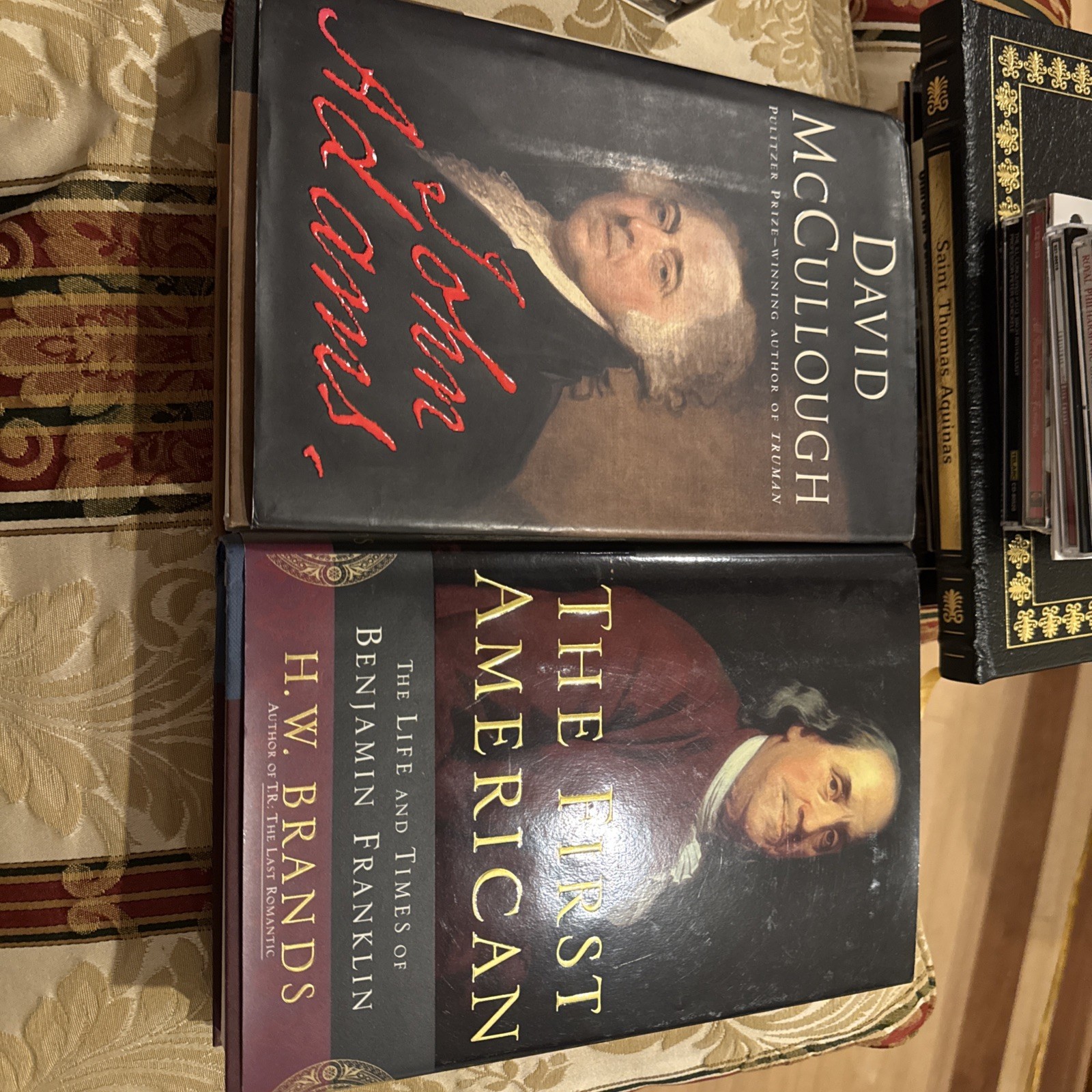 John Adams by David McCullough & The First American-very Good Cond