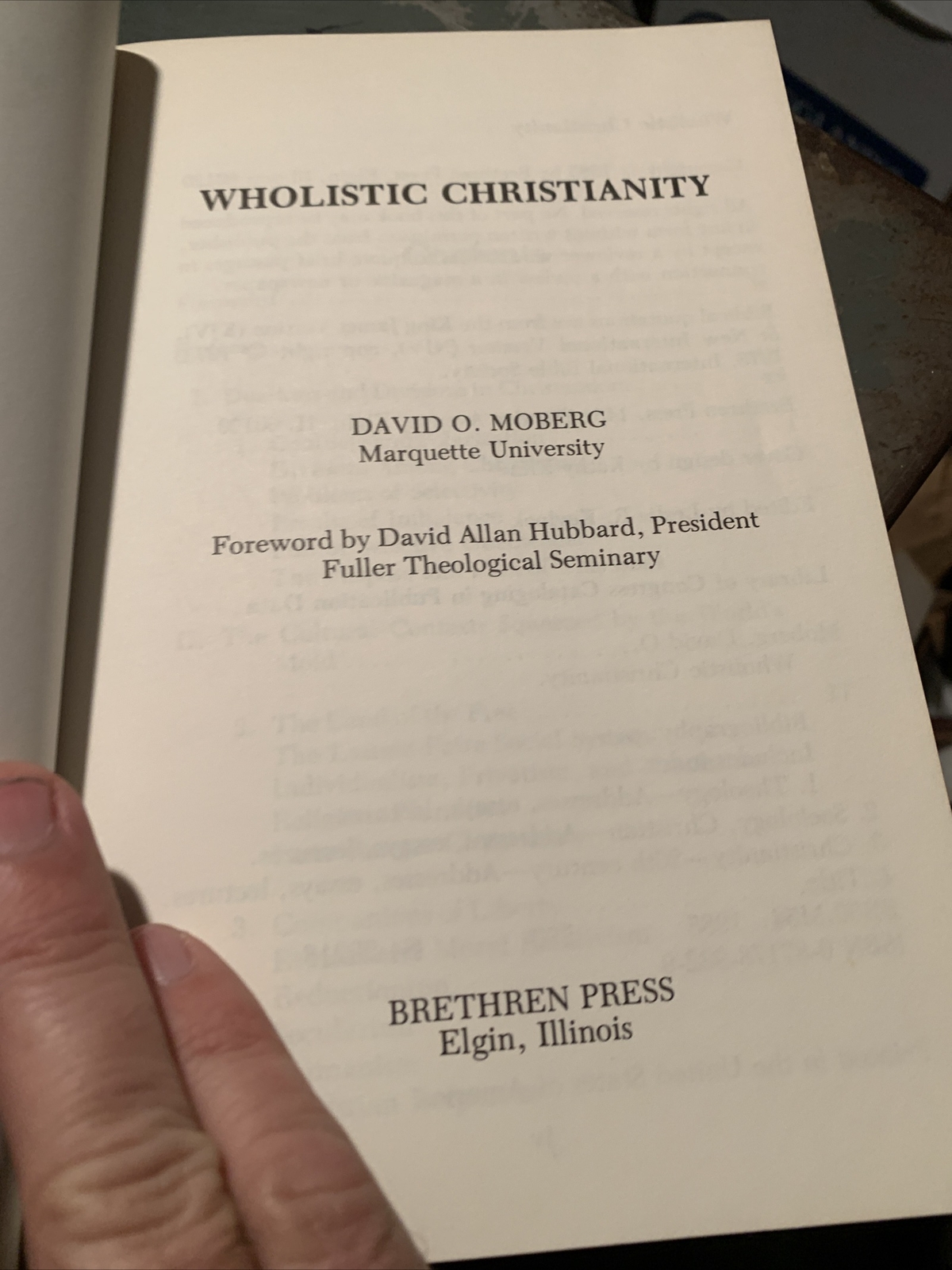 Wholistic Christianity: An Appeal for a Dynamic Balanced Faith