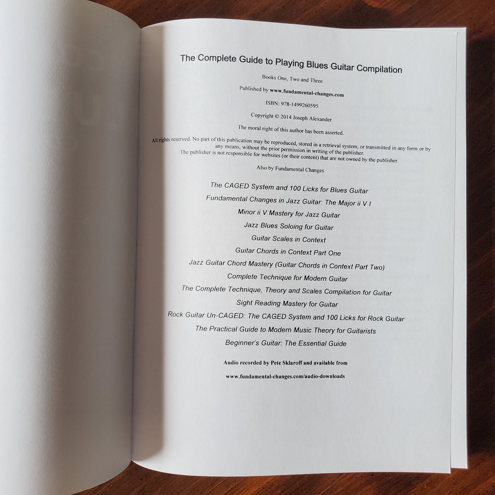 The Complete Guide to Playing Blues Guitar Compilation by Joseph Alexander, VG!