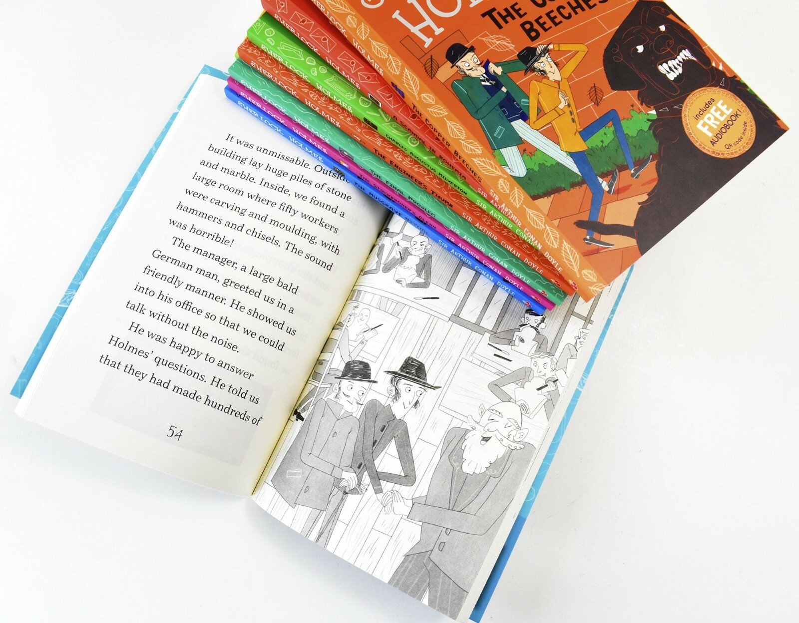 The Sherlock Holmes Children’s 10 Books (Series 2) by Sir Arthur Conan Doyle- PB
