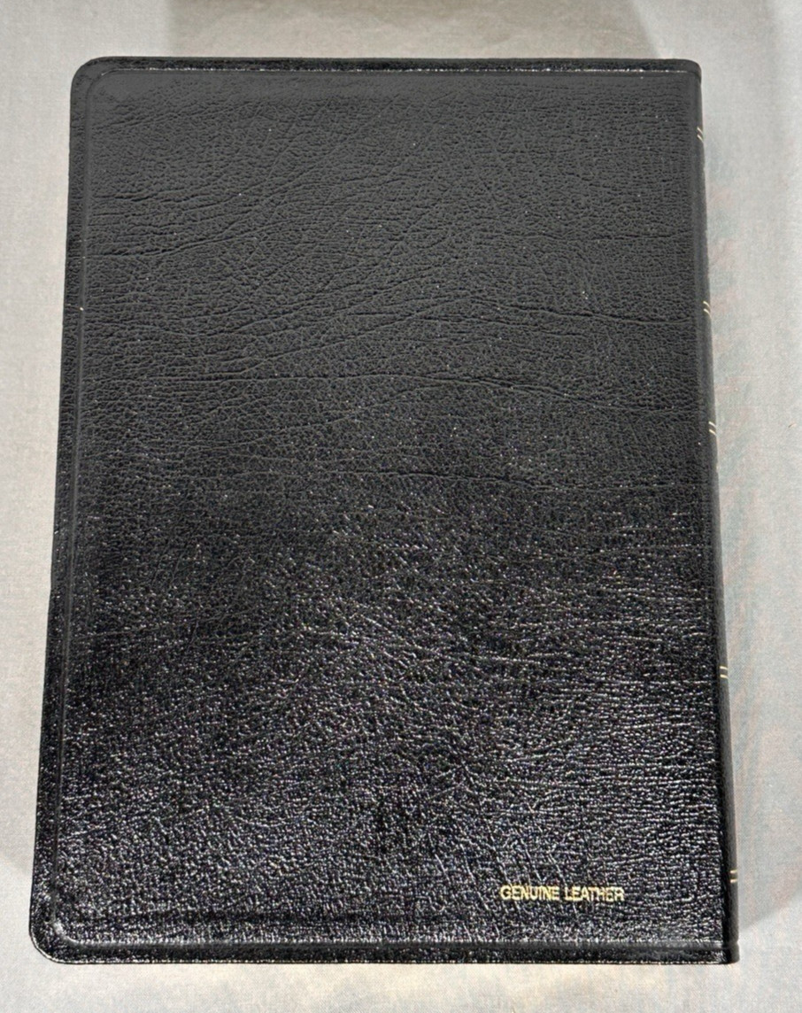 Hebrew Greek Key Word Study Bible KJV Genuine Leather Black AMG Publishers Box