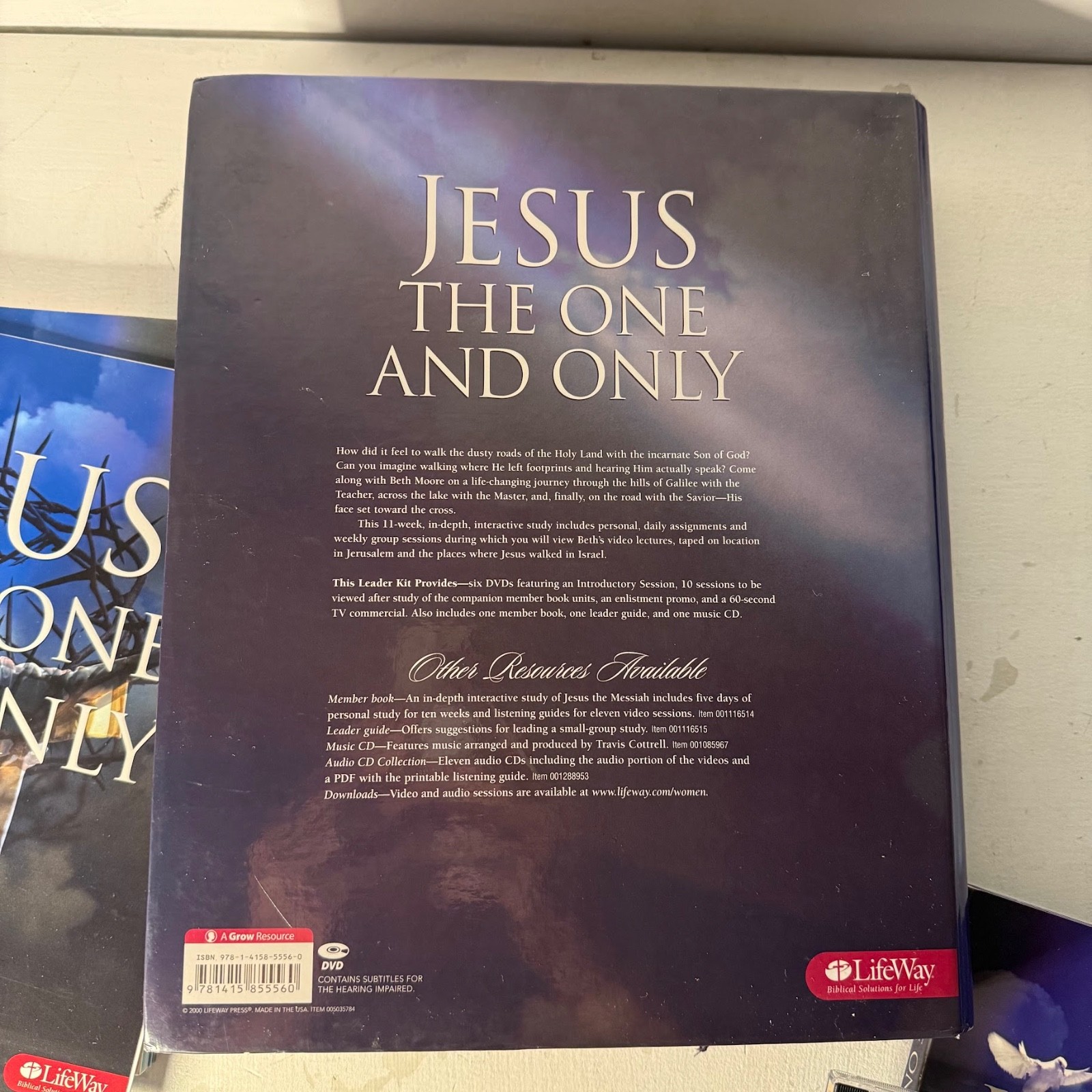 Jesus the One and Only – Leader Kit by Beth Moore 6 DVD And Book UNUSED