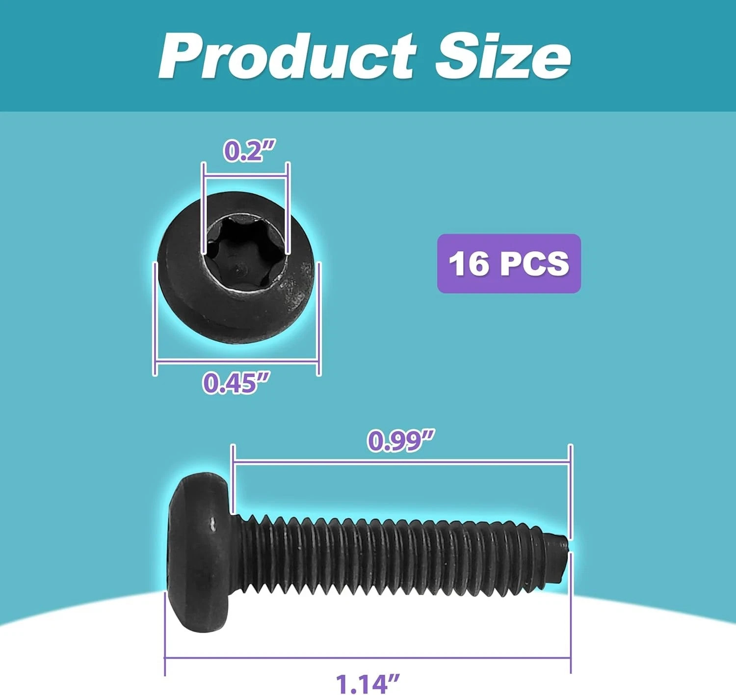 Truck Bed Cargo Tie Down Bracket Assembly Screws, Compatible with Ford Models F1