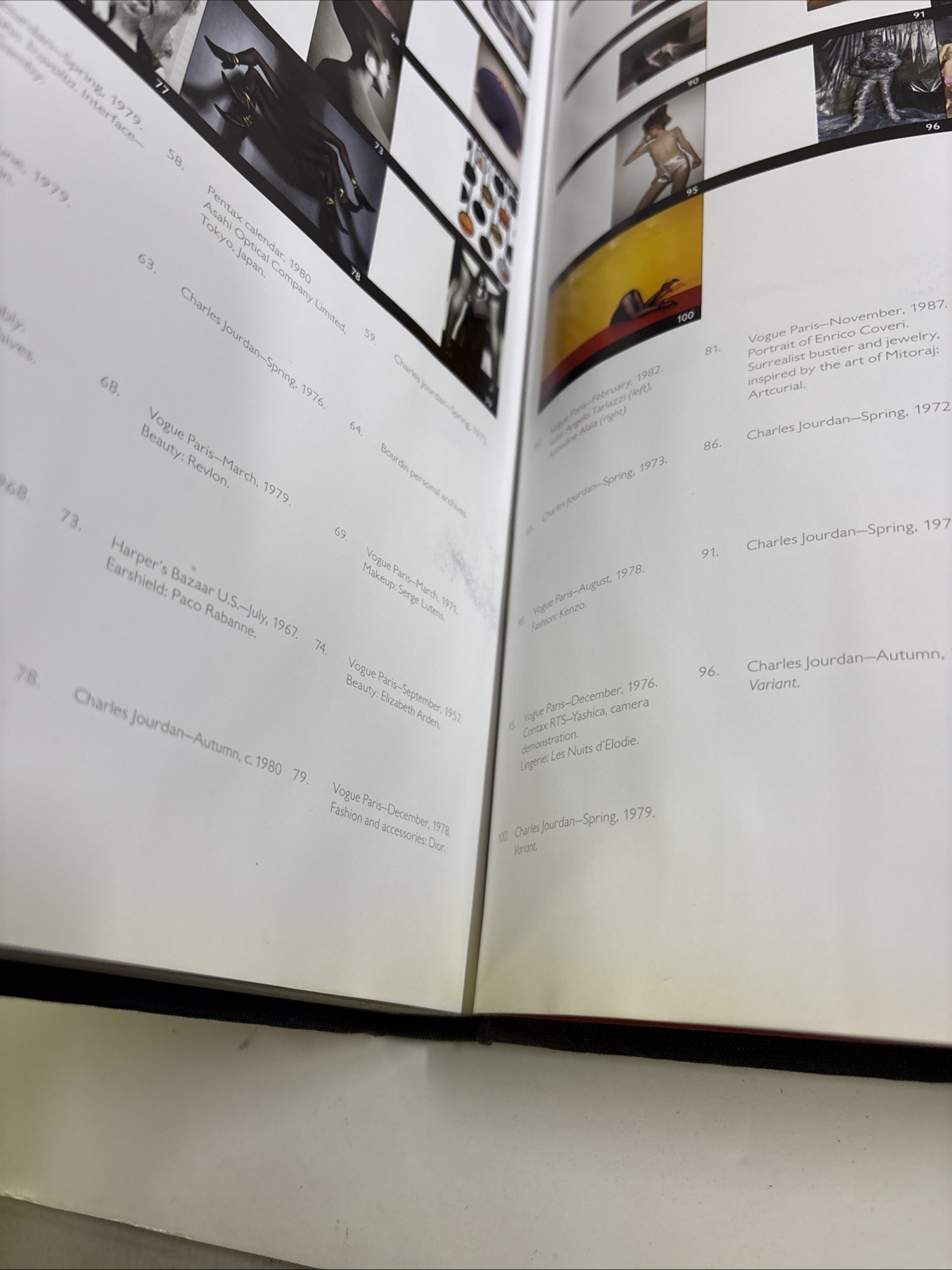 EXHIBIT A Guy Bourdin by Samuel Bourdin 2001 Fashion See Description About Dmg