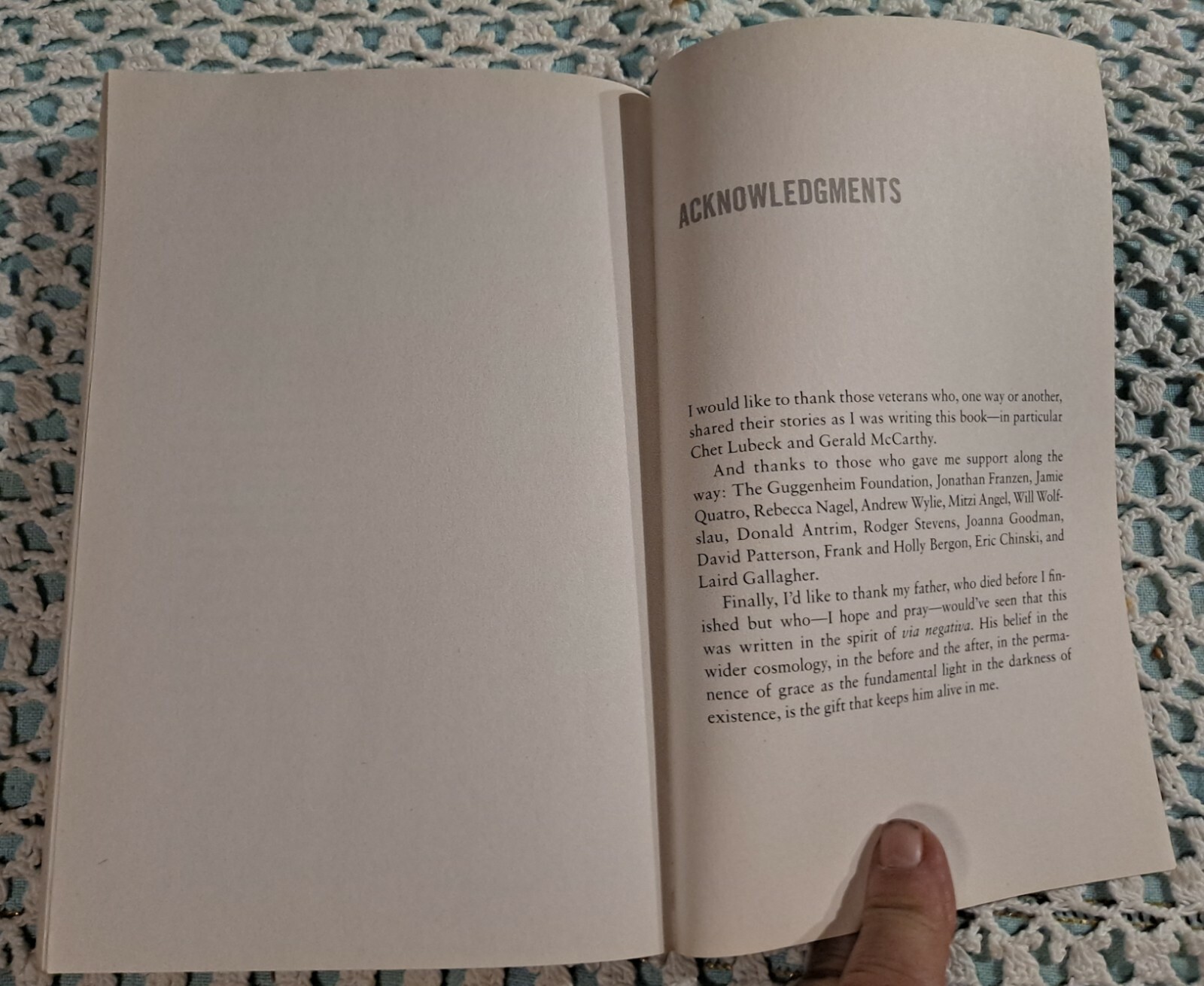 Hystopia by David Means, April 2017 (1st Picador Edition), 336 pages
